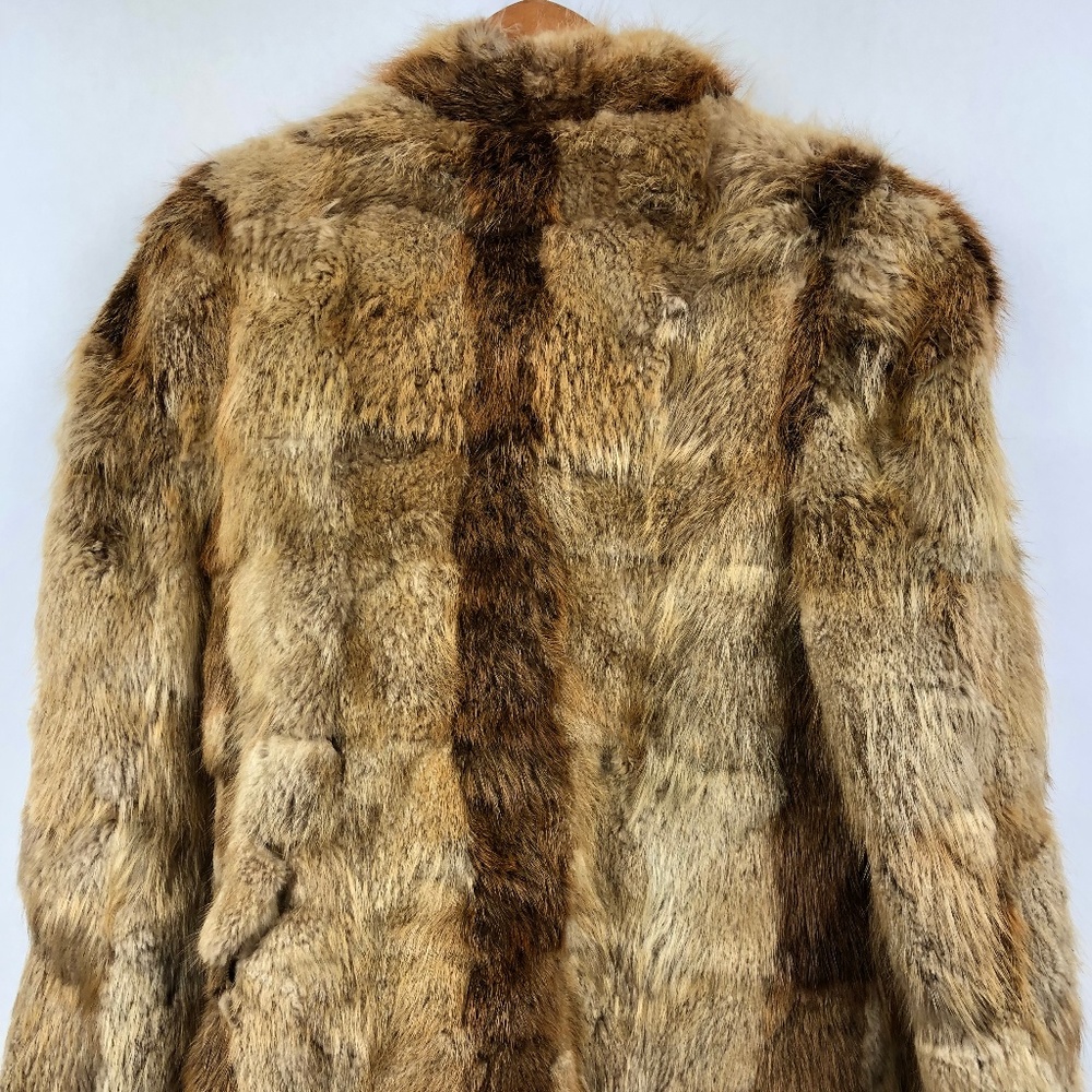 WILSONS Beaver Fur Brown Coat jacket Size S-M - Picture 5 of 8